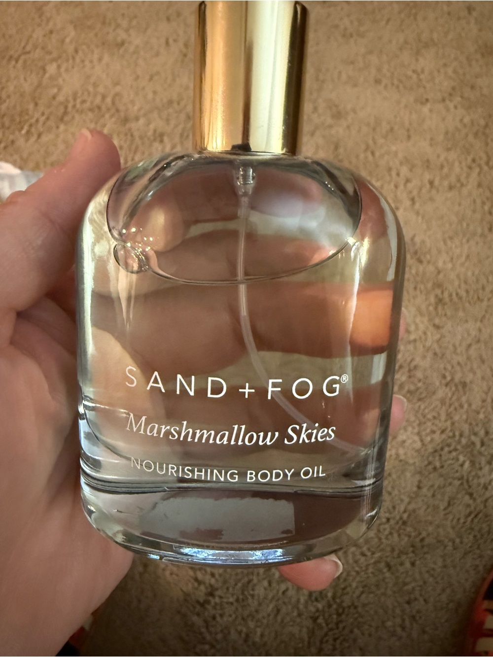 SAND + FOG Marshmallow Skies Nourishing Body Oil — Clear